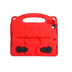 iPad 10.2 2019/2020/2021 - Panda Kid Case - Red 2
