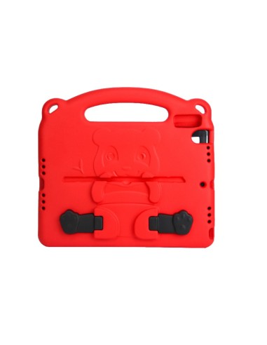 iPad 10.2 Panda Kid Case - Red