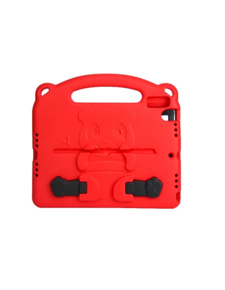 iPad 10.2 Panda Kid Case - Red
