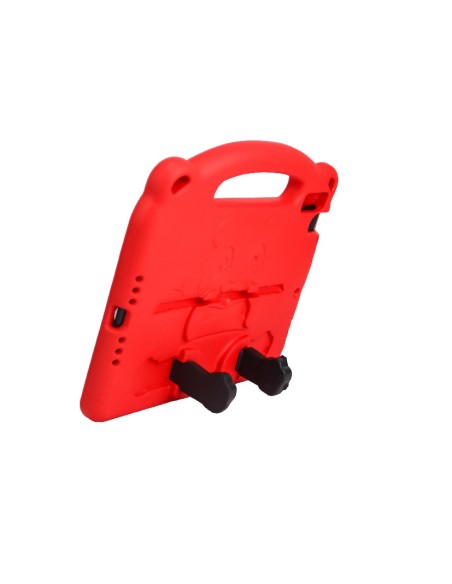 iPad 10.2 Panda Kid Case - Red