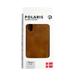 Packed iPhone X / XS Wallet Case Brown