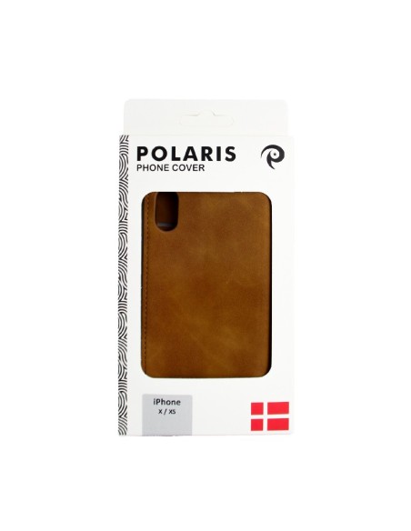 Packed iPhone X / XS Wallet Case Brown