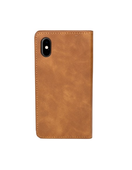 Packed iPhone X / XS Wallet Case Brown