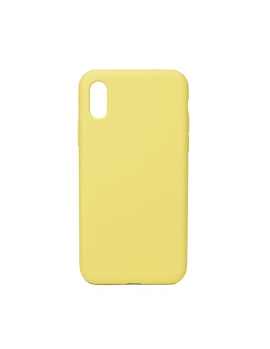 Packed iPhone X / XS Silicon Case Yellow