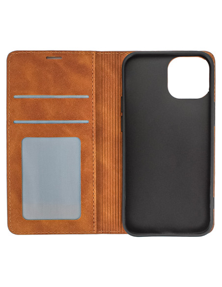 iPhone 12 Mini Wallet Case Brown iPhone 12 Mini Wallet Case Brown