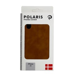 Packed iPhone XR Wallet Case Brown